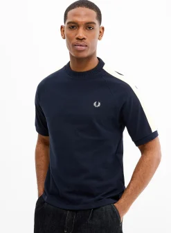 Accent raglan-sleeve T-shirt