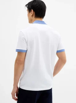 Accent trim stretch polo