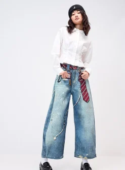 Accessories print jean