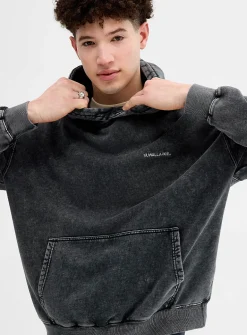 Acid wash hoodie
