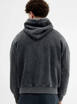 Acid wash hoodie