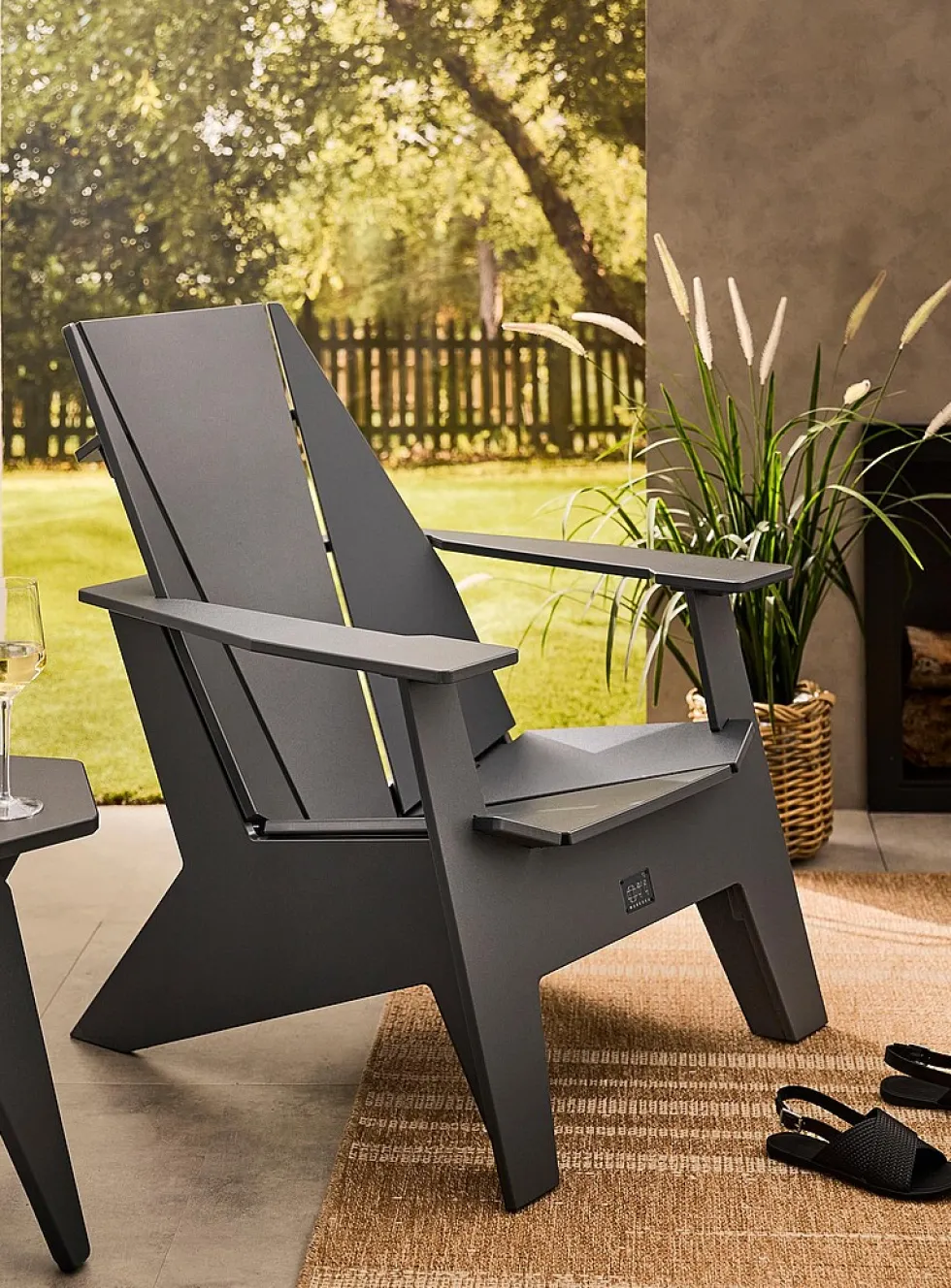 Adirondack armchair