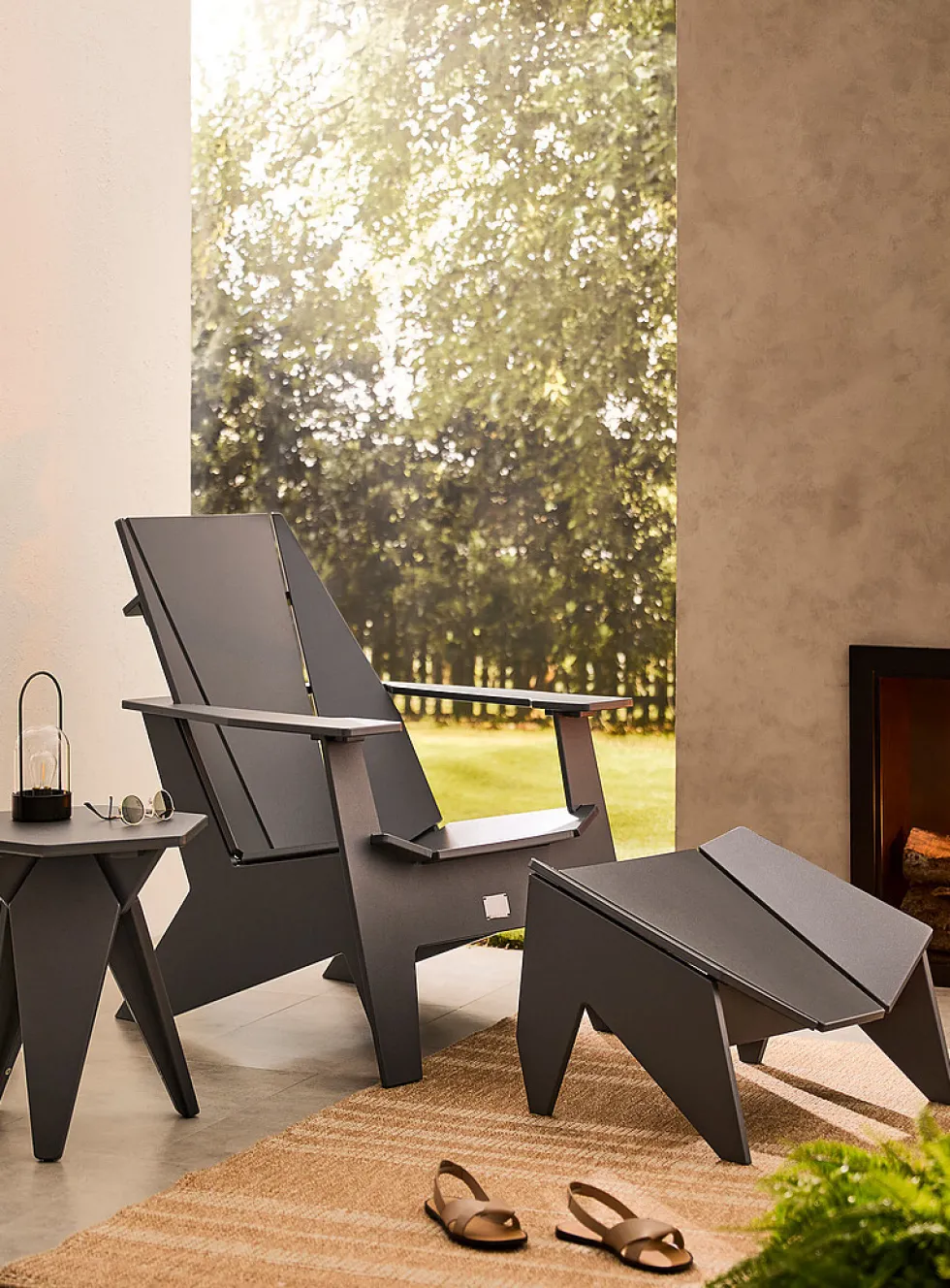 Adirondack armchair