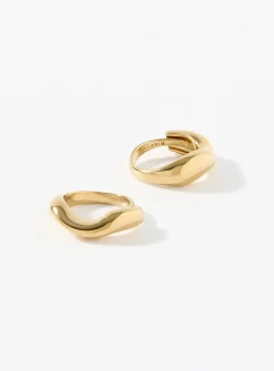 Adjustable wavy rings