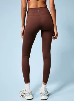Adjustable-waist pocket velvety legging