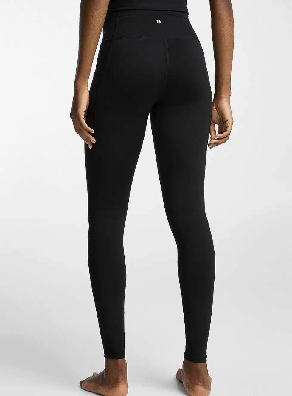 Adjustable-waist pocket velvety legging