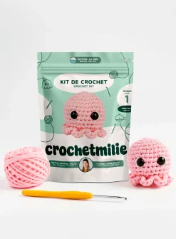 Adorable octopus crochet kit