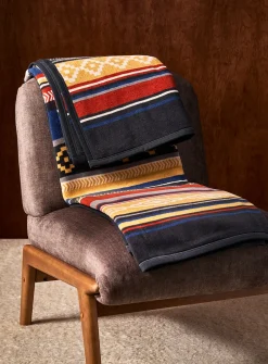 Adventure stripes and patterns throw