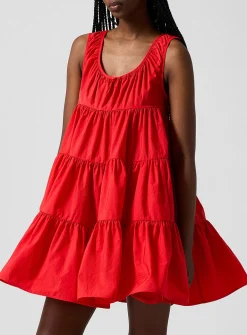 Aino tiered minidress