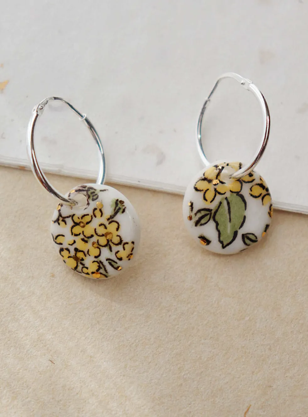 Airi porcelain earrings