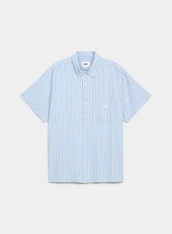 Alan striped seersucker shirt