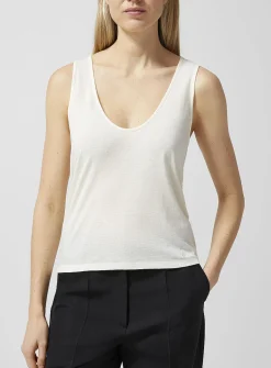 Albia wool-blend plunging neckline cami