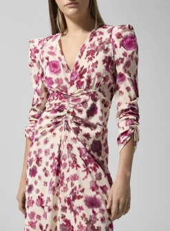 Albini silk-blend dress