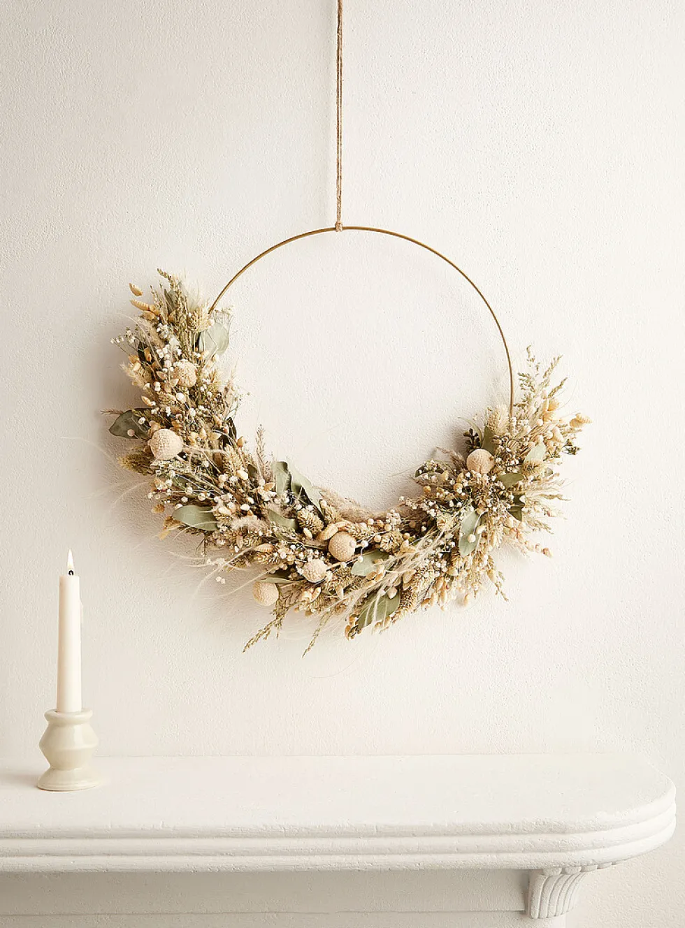 Alex dried plants wreath