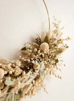 Alex dried plants wreath