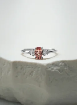 Alice Malaya garnet and diamond ring