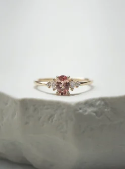Alice Malaya garnet and diamond ring