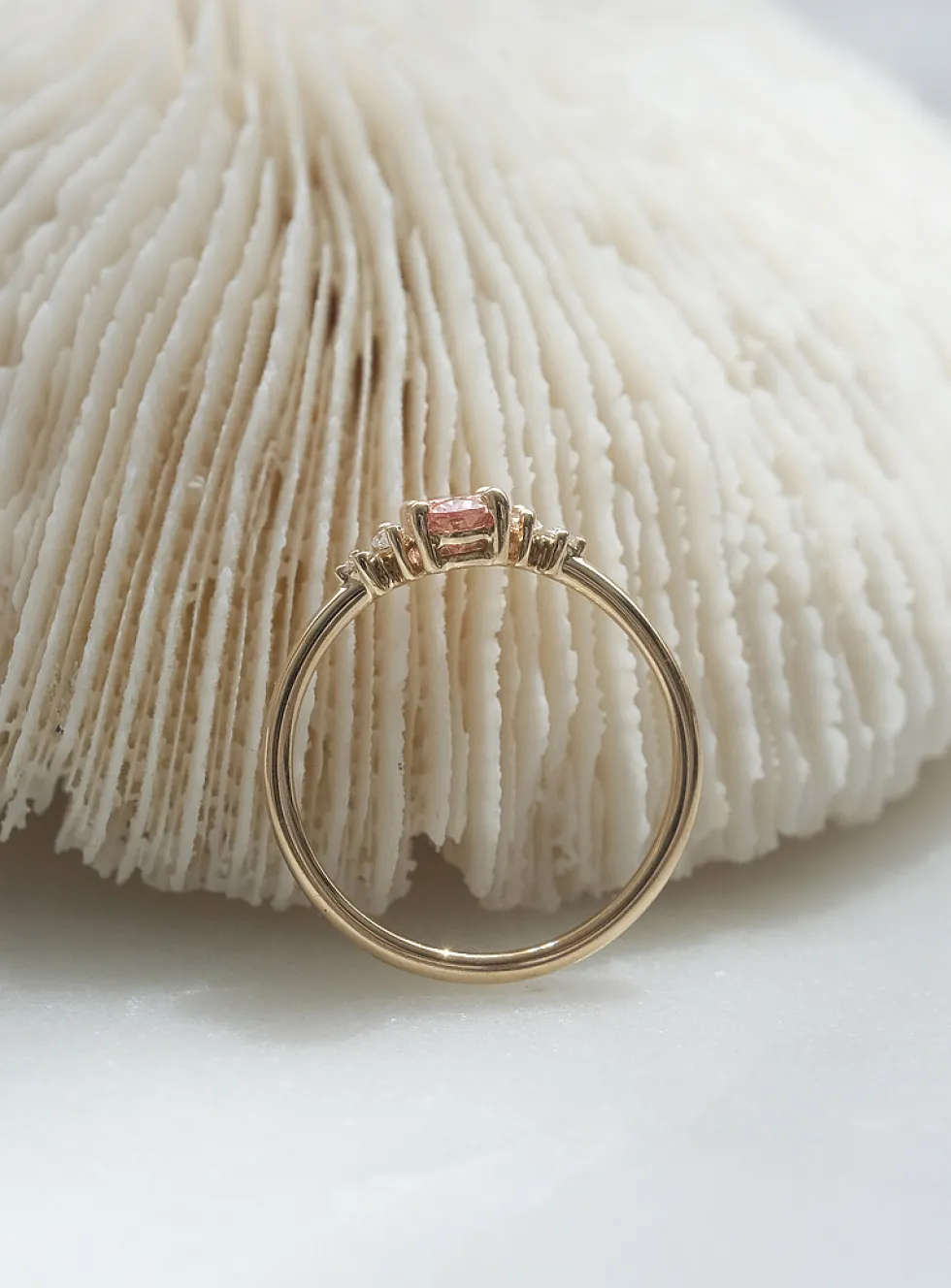 Alice Malaya garnet and diamond ring
