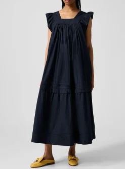 Alina ruffled maxi dress