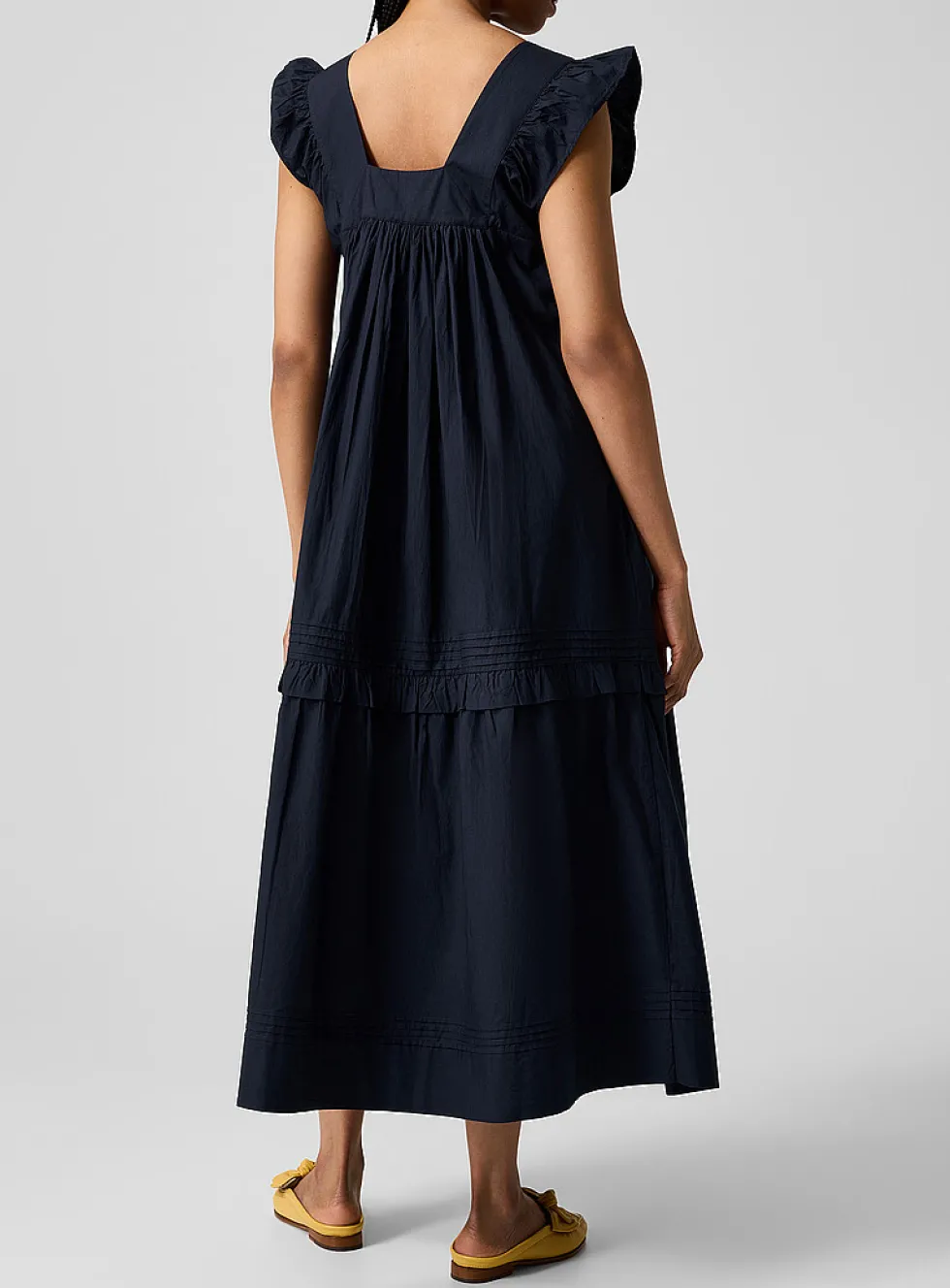Alina ruffled maxi dress