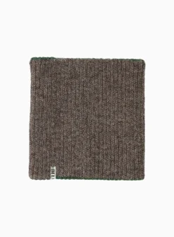 Alpaca wool reversible neck warmer