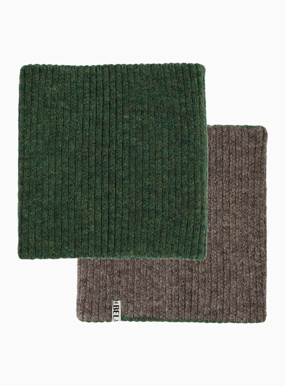 Alpaca wool reversible neck warmer