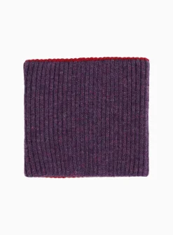 Alpaca wool reversible neck warmer