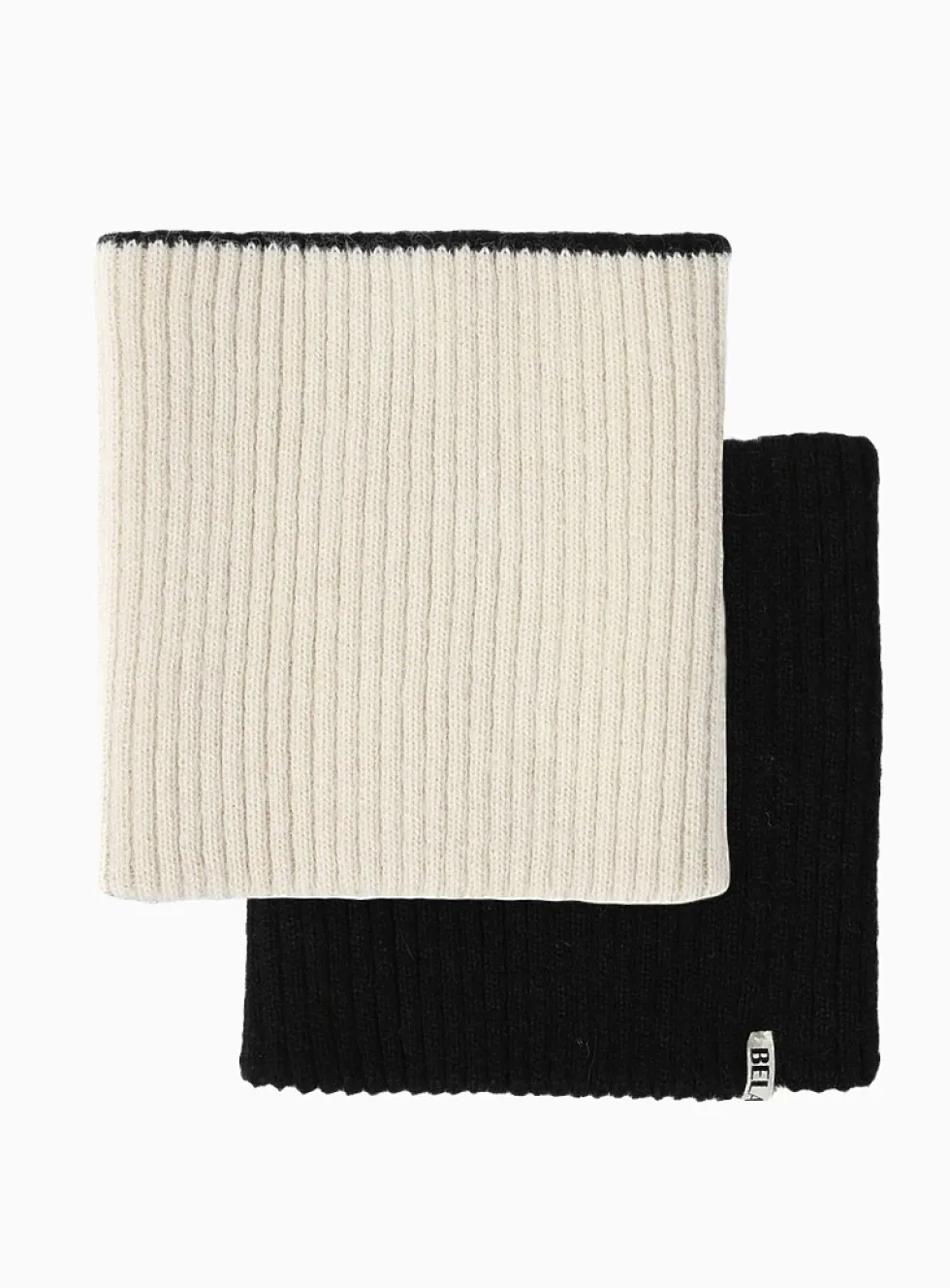 Alpaca wool reversible neck warmer