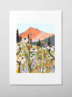 Alpine Flowers art print