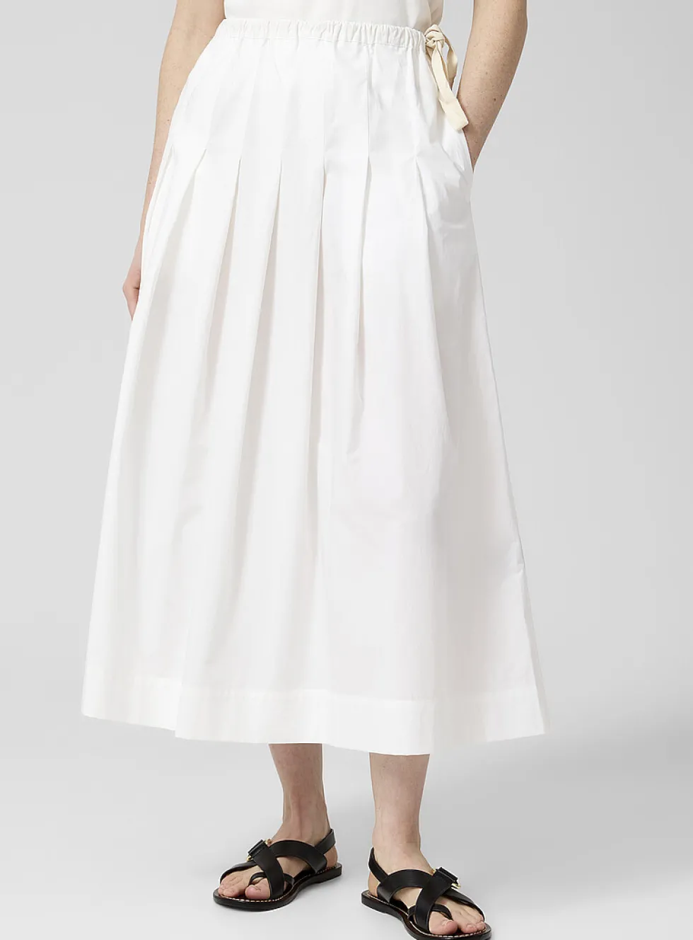 Amalia poplin skirt