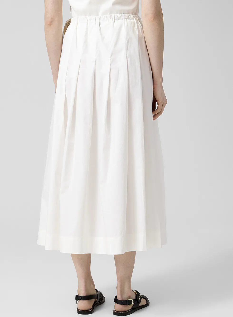 Amalia poplin skirt