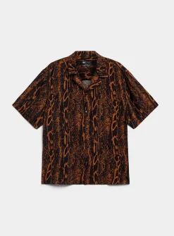 Amber reptile camp shirt