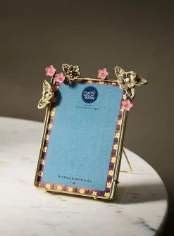 Amber wildflower frame