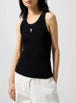 Ami de Coeur logo ribbed cami