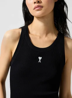 Ami de Coeur logo ribbed cami