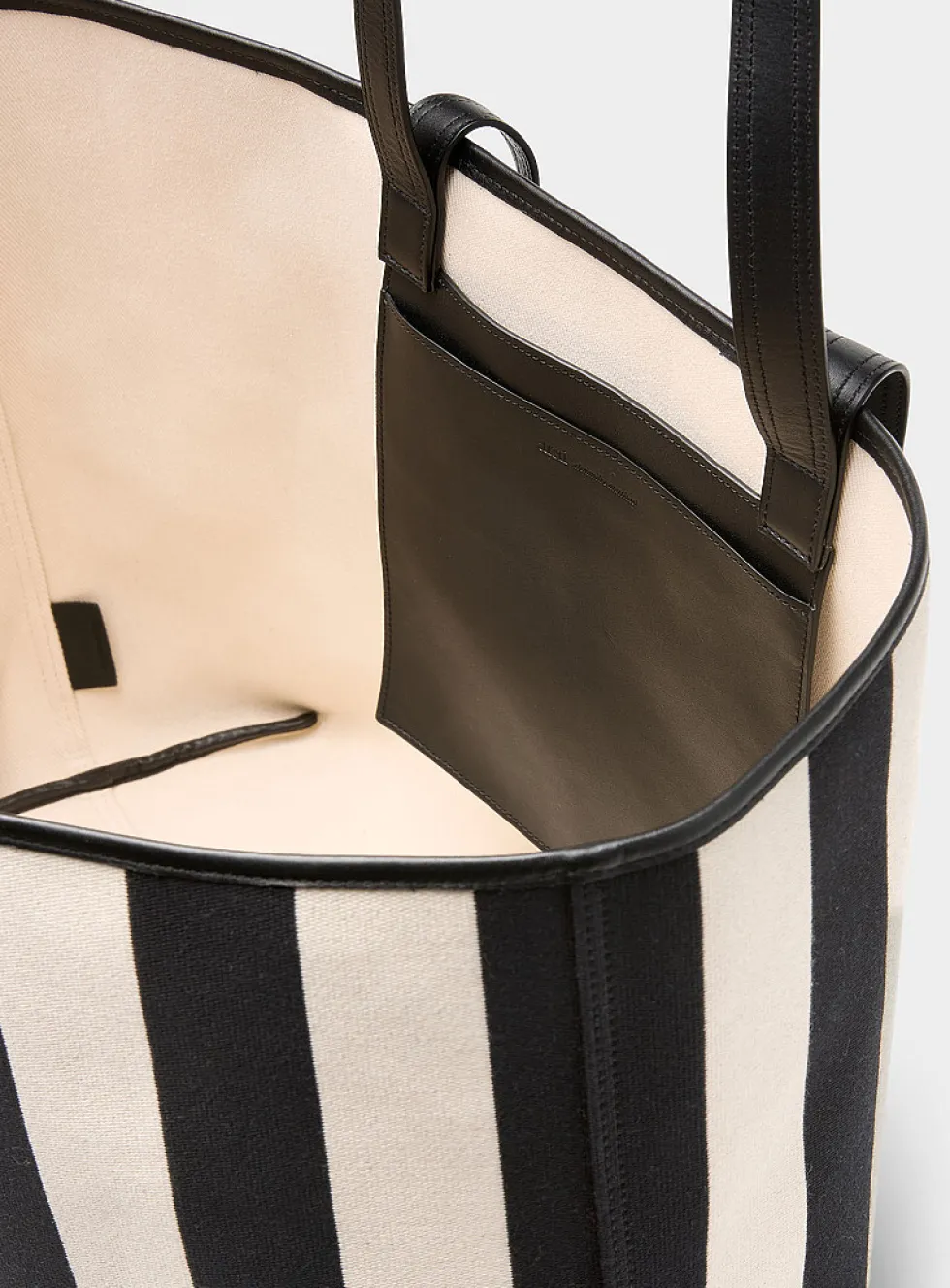 Ami de Coeur striped cotton tote bag