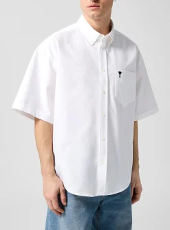 Ami de Cœur boxy-fit oxford shirt
