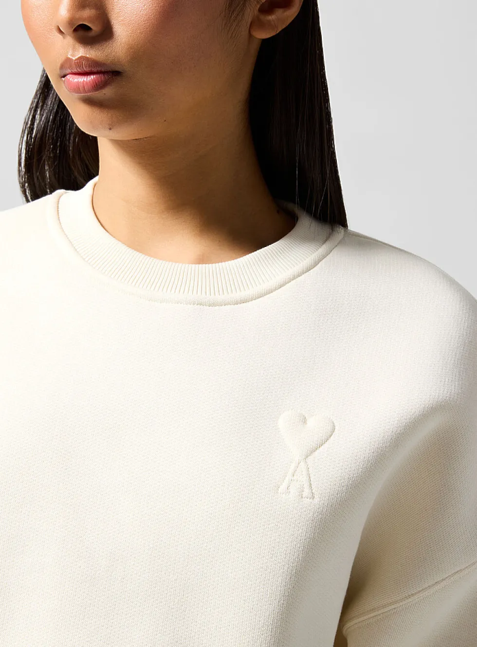 Ami de Cœur embossed sweatshirt