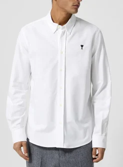 Ami de Cœur embroidered Oxford shirt