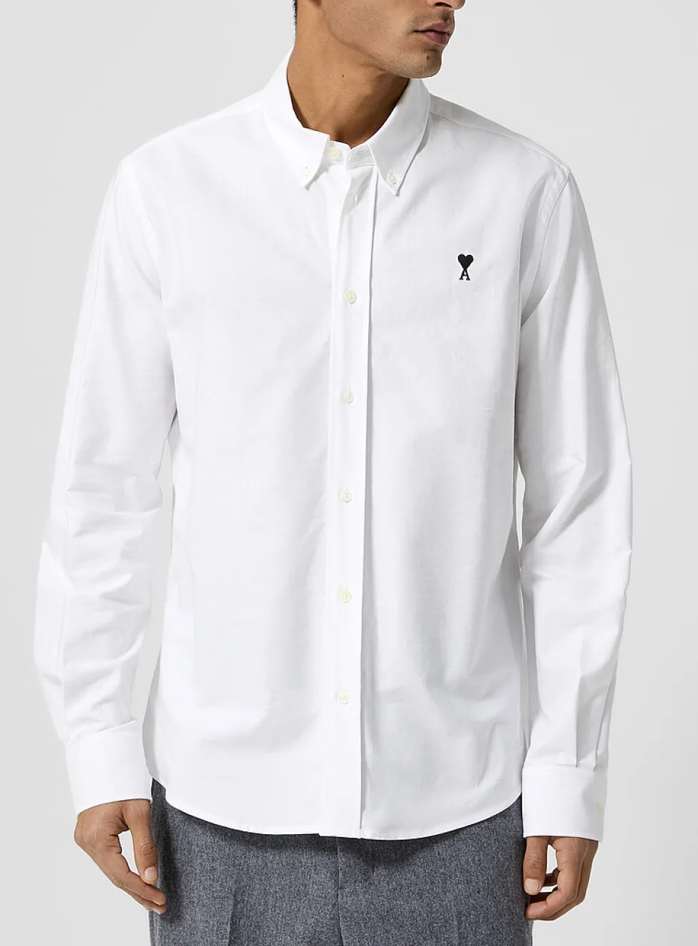 Ami de Cœur embroidered Oxford shirt