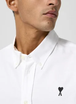 Ami de Cœur embroidered Oxford shirt