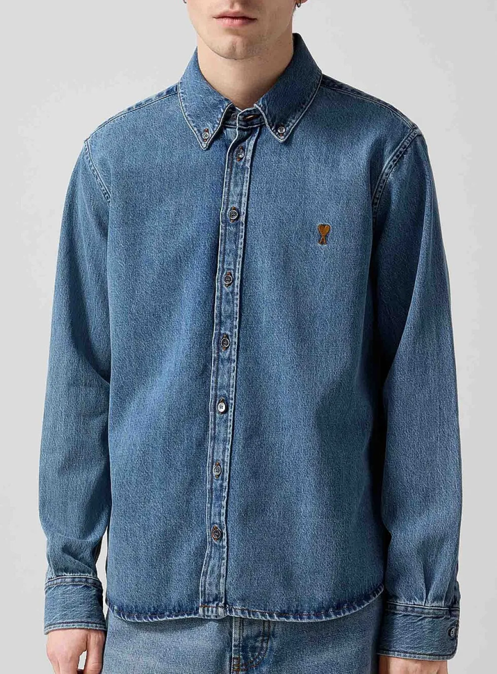 Ami de Cœur faded denim shirt