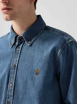 Ami de Cœur faded denim shirt