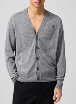 Ami de Cœur pure merino wool cardigan
