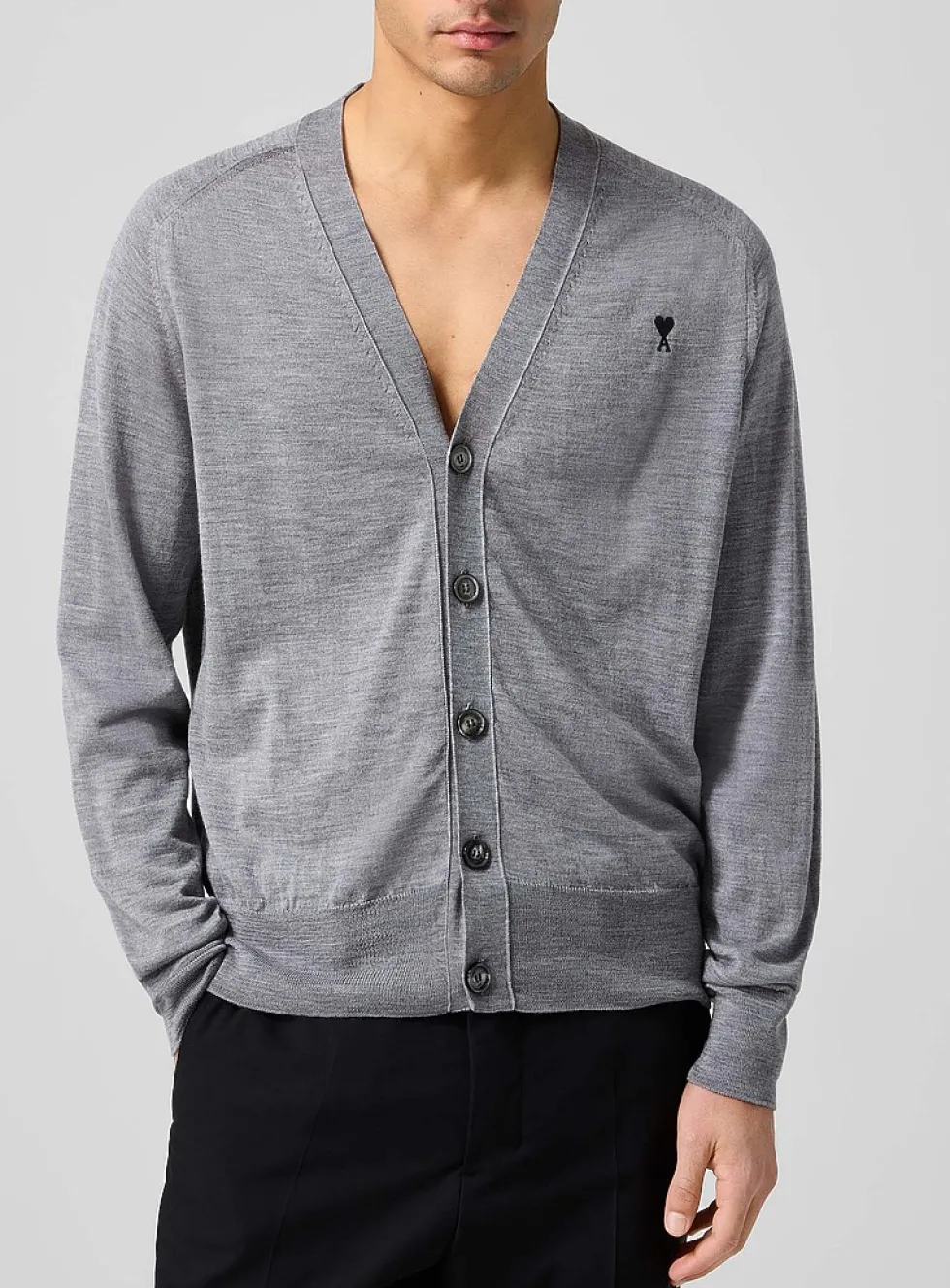Ami de Cœur pure merino wool cardigan
