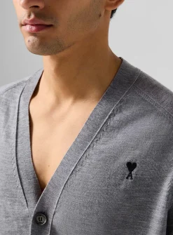 Ami de Cœur pure merino wool cardigan