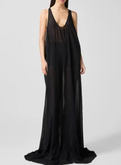 Amplified cami pure silk maxi dress