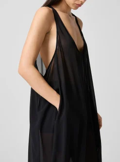 Amplified cami pure silk maxi dress
