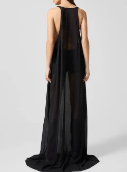 Amplified cami pure silk maxi dress