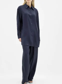 Amplified pure silk shirt